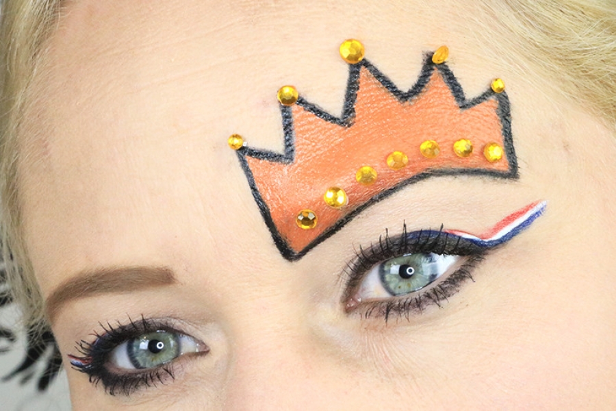 Maken Trolley ventilator Koningsdag Make-up